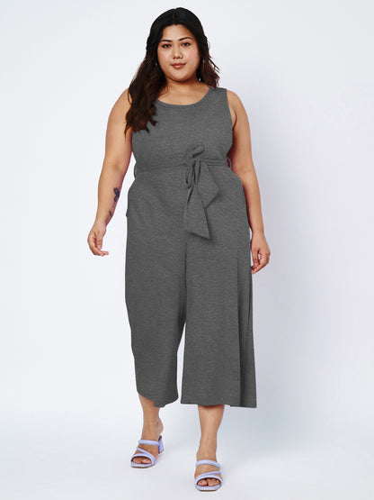Plus Size Pure Cotton Jumpsuit