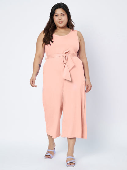 Plus Size Pure Cotton Jumpsuit