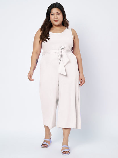 Plus Size Pure Cotton Jumpsuit
