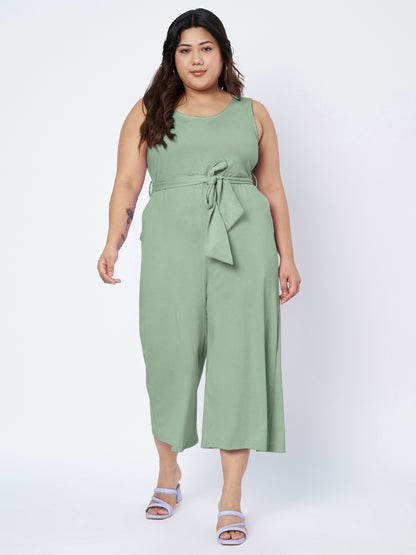 Plus Size Pure Cotton Jumpsuit