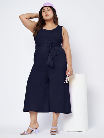 Plus Size Pure Cotton Jumpsuit