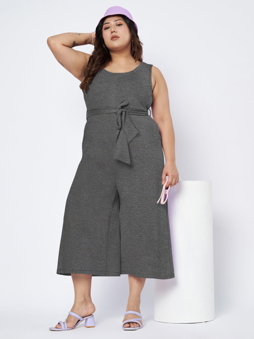 Plus Size Pure Cotton Jumpsuit