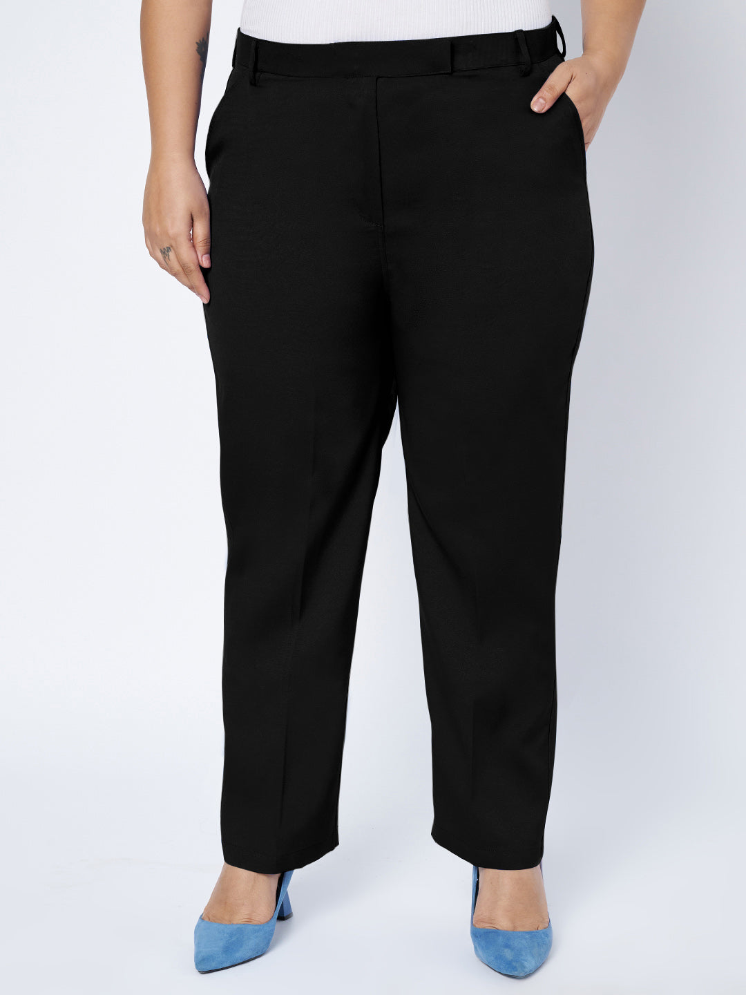 Plus Size Waistcoat With Trousers Two Pieces Suit