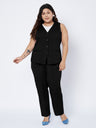 Pluslane Waistcoat With Trousers Two Pieces Suit