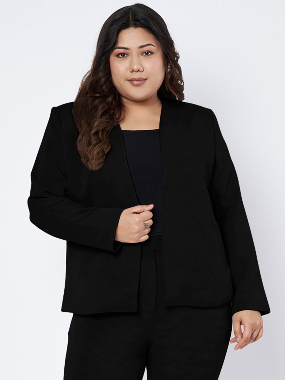 Plus Size 2 Pieces Suit