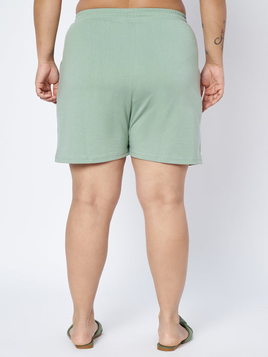 Plus Size Cotton Shorts