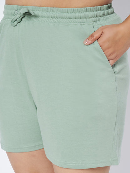 Plus Size Cotton Shorts