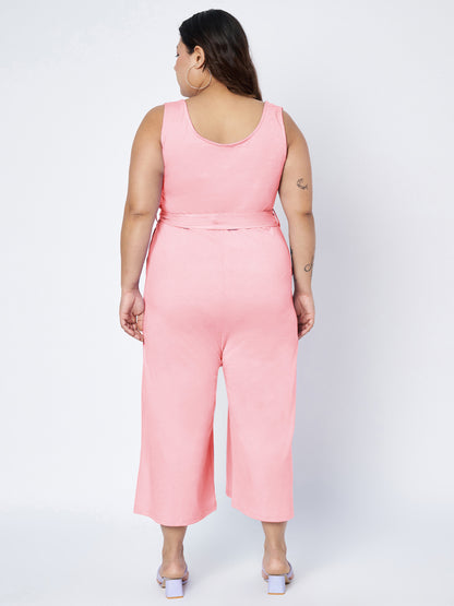 Plus Size Pure Cotton Jumpsuit