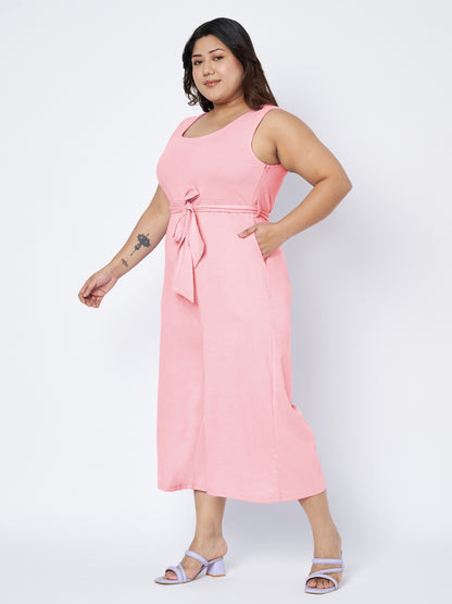 Plus Size Pure Cotton Jumpsuit