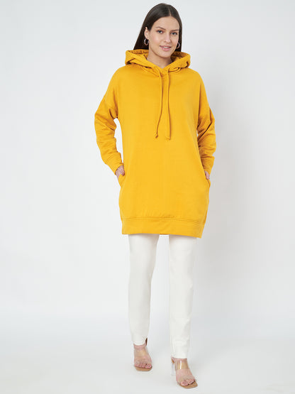 Hooded Longline Sweatshirt