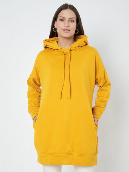 Hooded Longline Sweatshirt