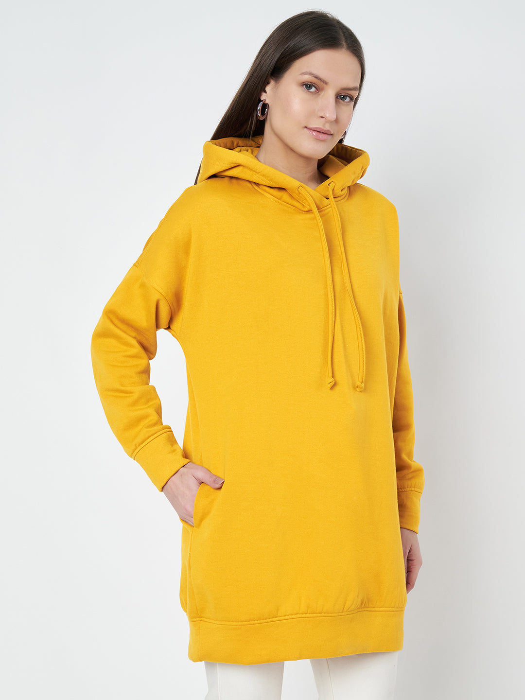 Hooded Longline Sweatshirt