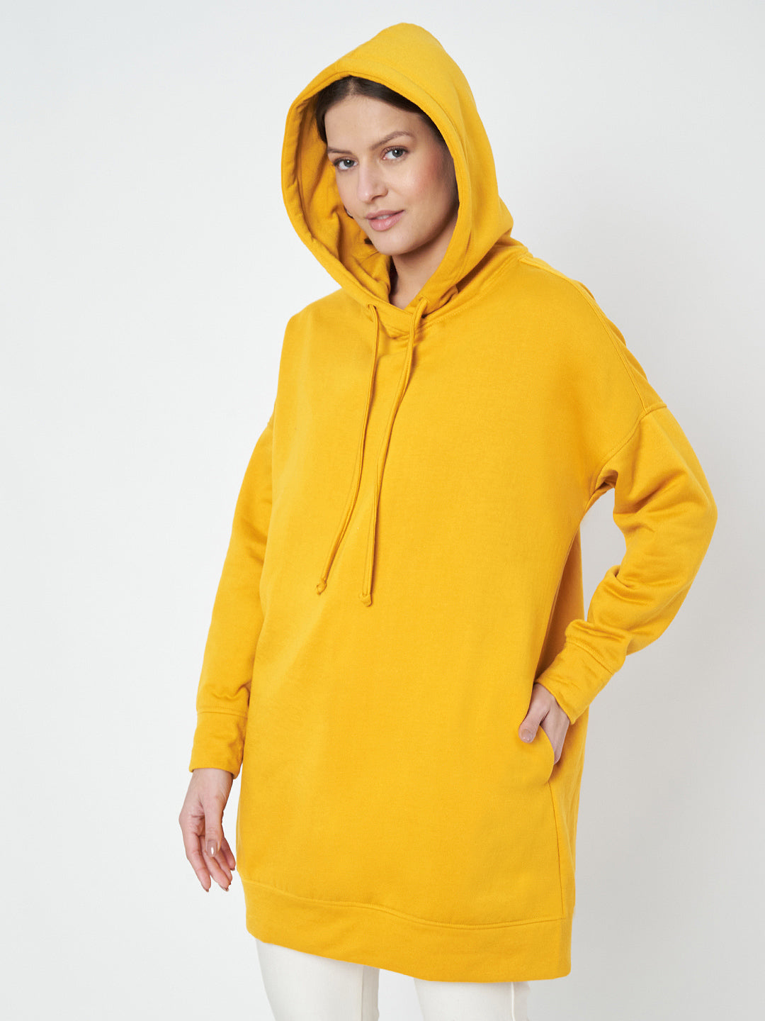 Hooded Longline Sweatshirt