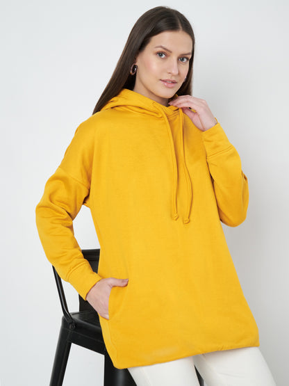 Hooded Longline Sweatshirt