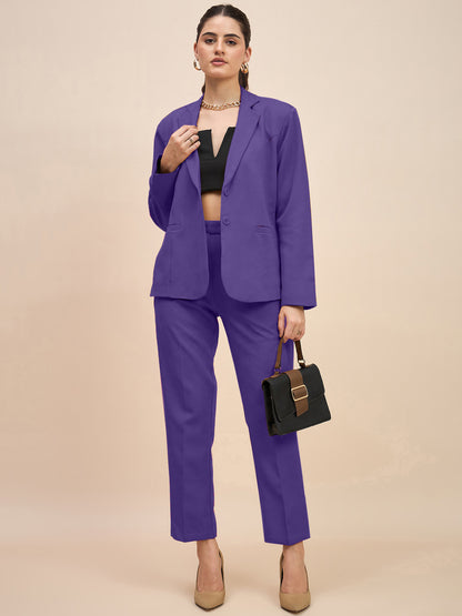 Women Single-Breasted Two-Piece Formal Suit