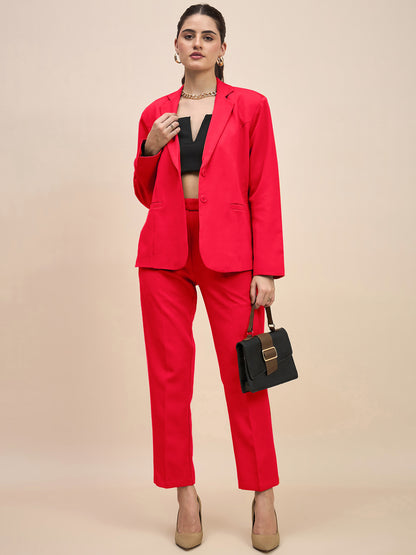 Women Single-Breasted Two-Piece Formal Suit
