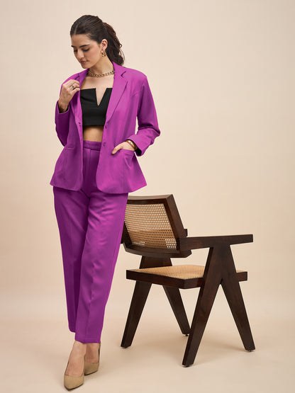 Women Single-Breasted Two-Piece Formal Suit