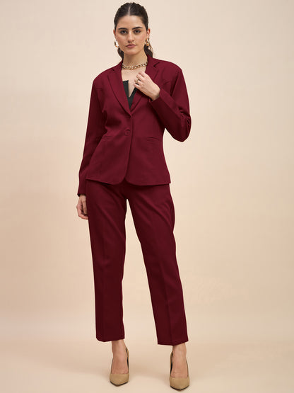Women Single-Breasted Two-Piece Formal Suit