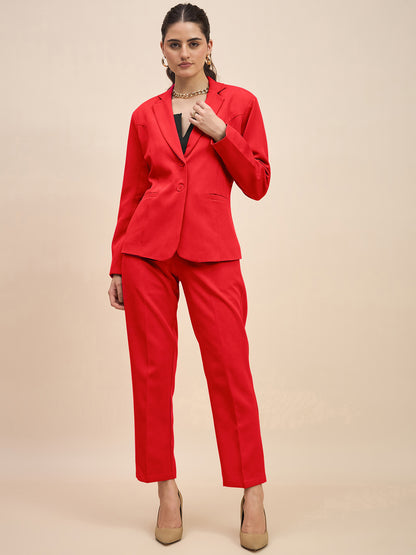 Women Single-Breasted Two-Piece Formal Suit