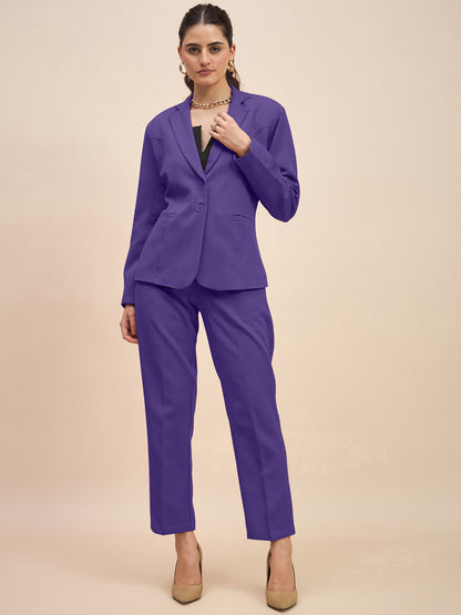 Women Single-Breasted Two-Piece Formal Suit