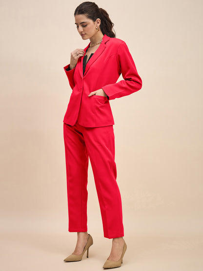 Women Single-Breasted Two-Piece Formal Suit