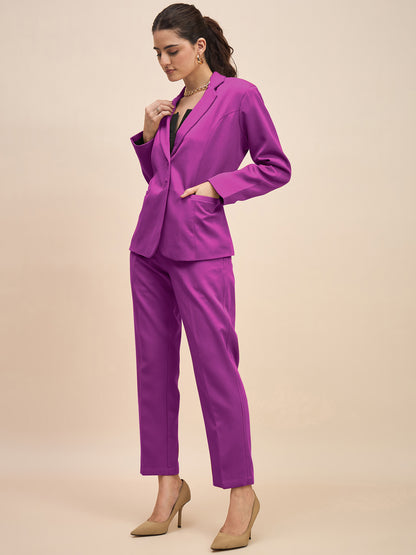 Women Single-Breasted Two-Piece Formal Suit