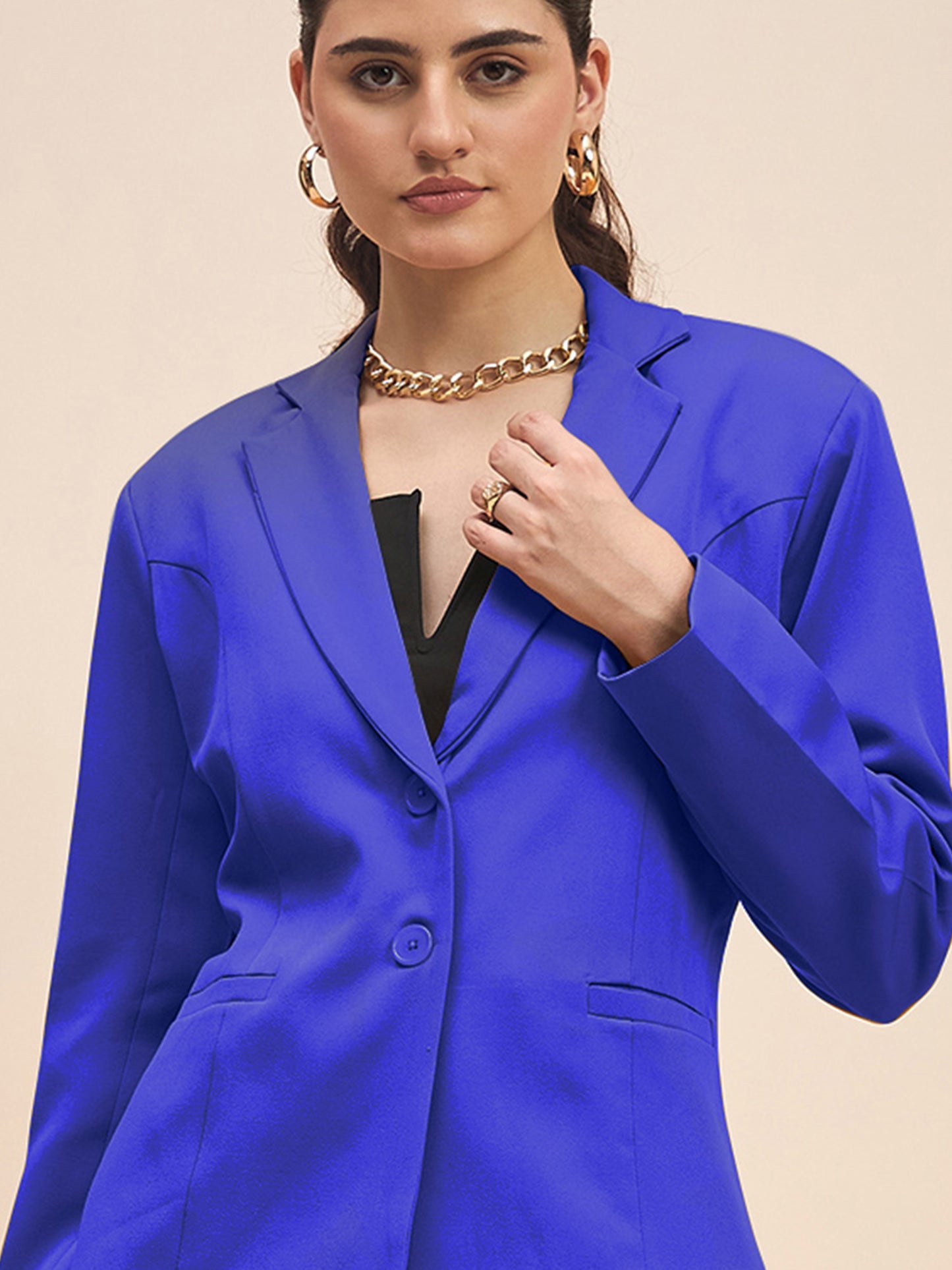 Women Single-Breasted Two-Piece Formal Suit