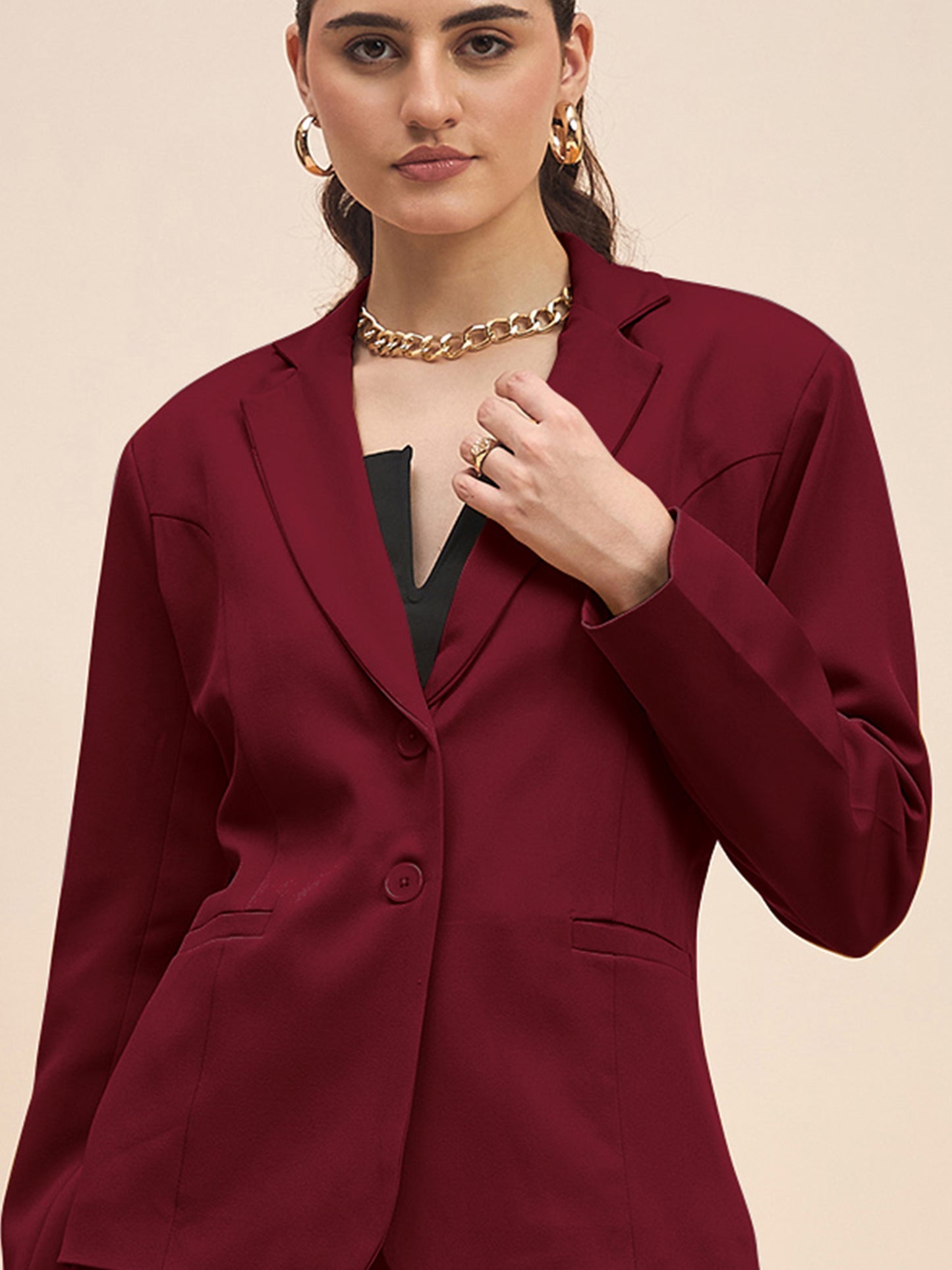 Women Single-Breasted Two-Piece Formal Suit