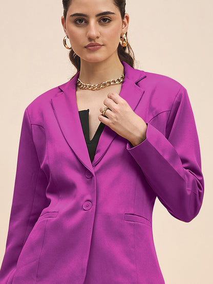 Women Single-Breasted Two-Piece Formal Suit