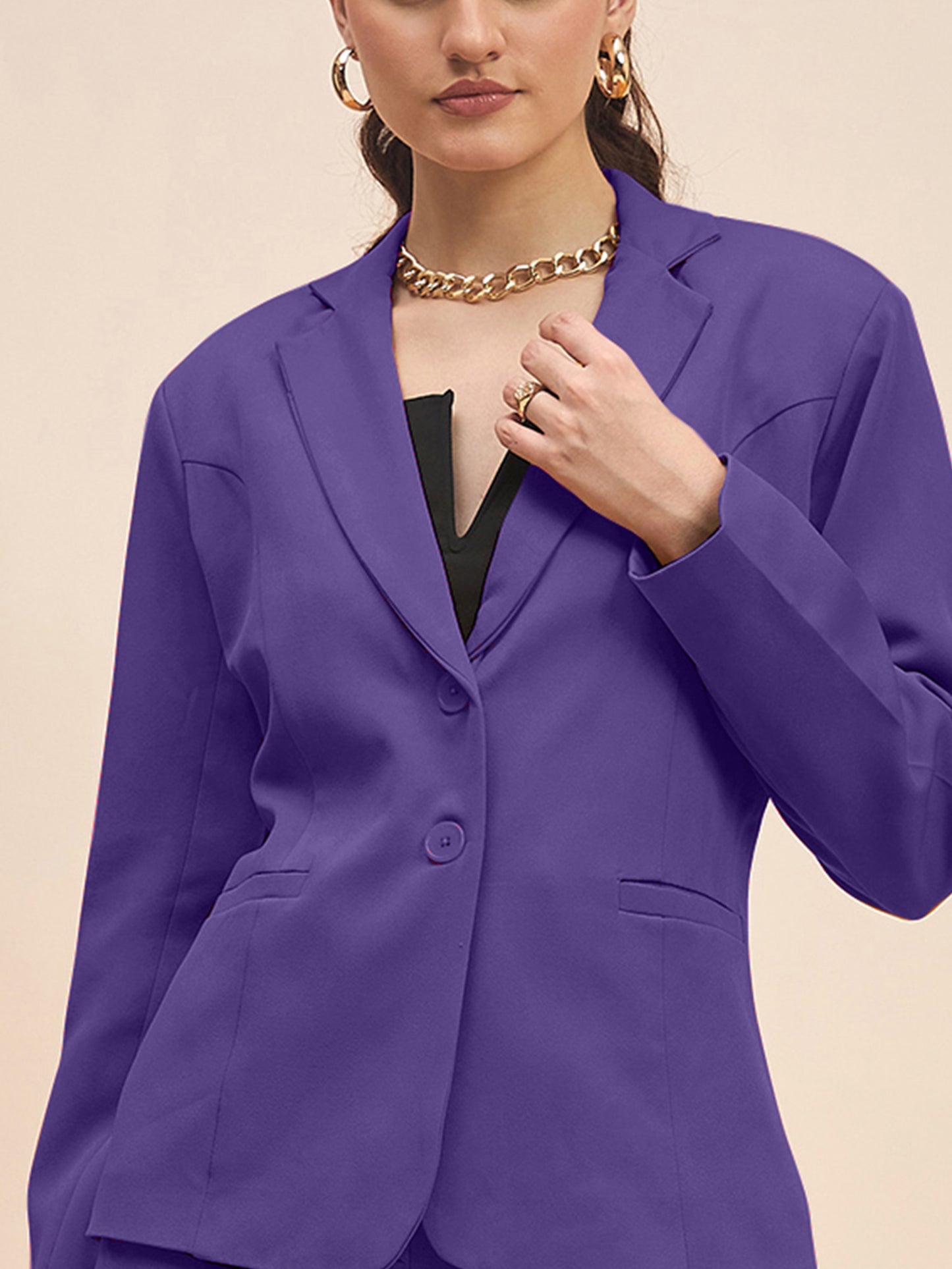 Women Single-Breasted Two-Piece Formal Suit