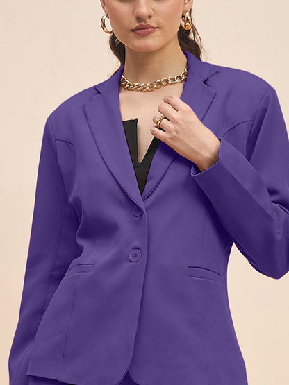 Women Single-Breasted Two-Piece Formal Suit