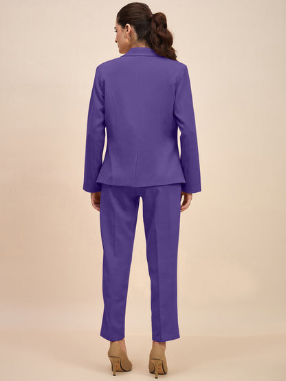 Women Single-Breasted Two-Piece Formal Suit