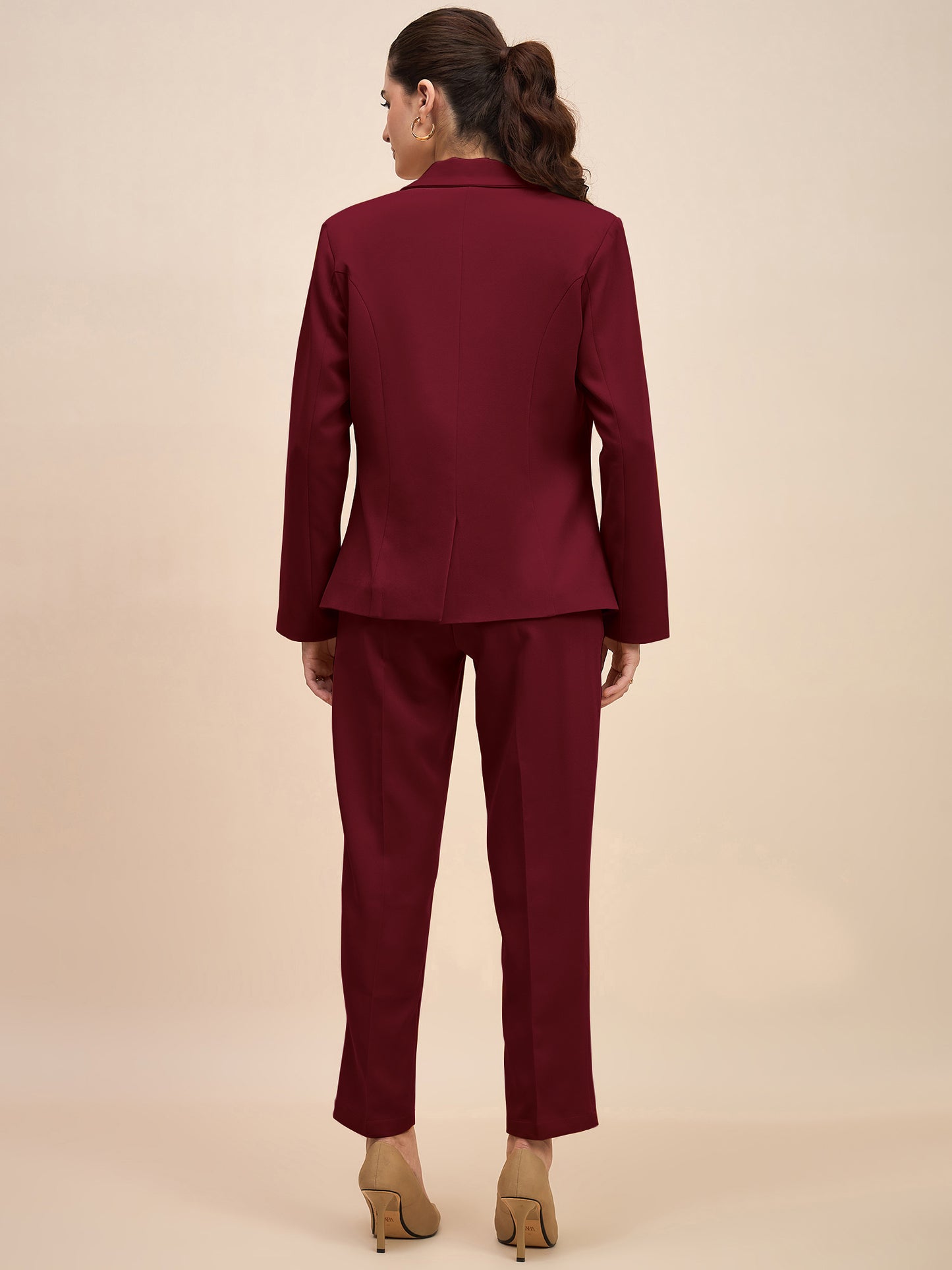 Women Single-Breasted Two-Piece Formal Suit