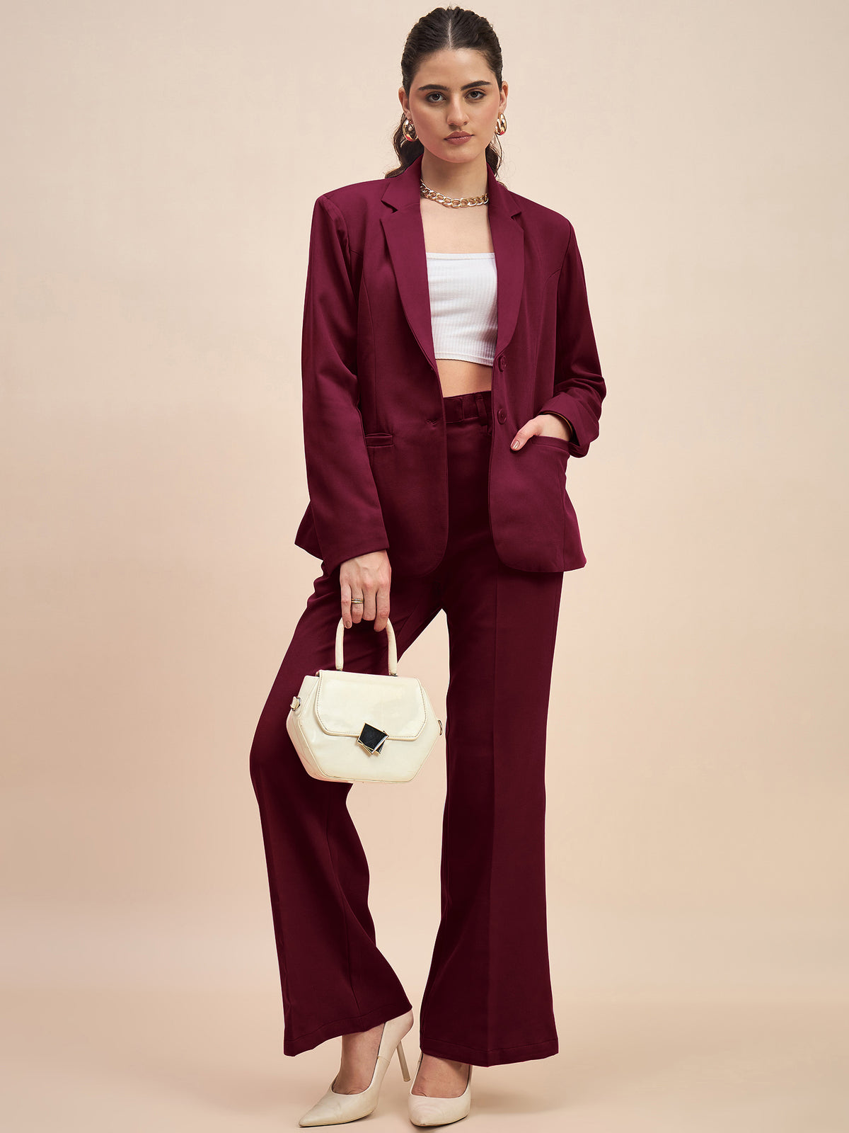 Blazer With Trouser Suits