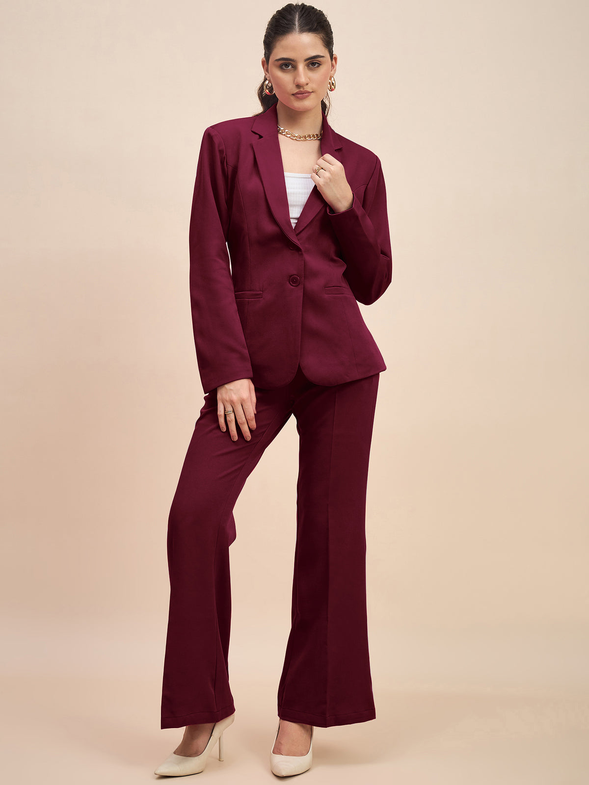 Blazer With Trouser Suits