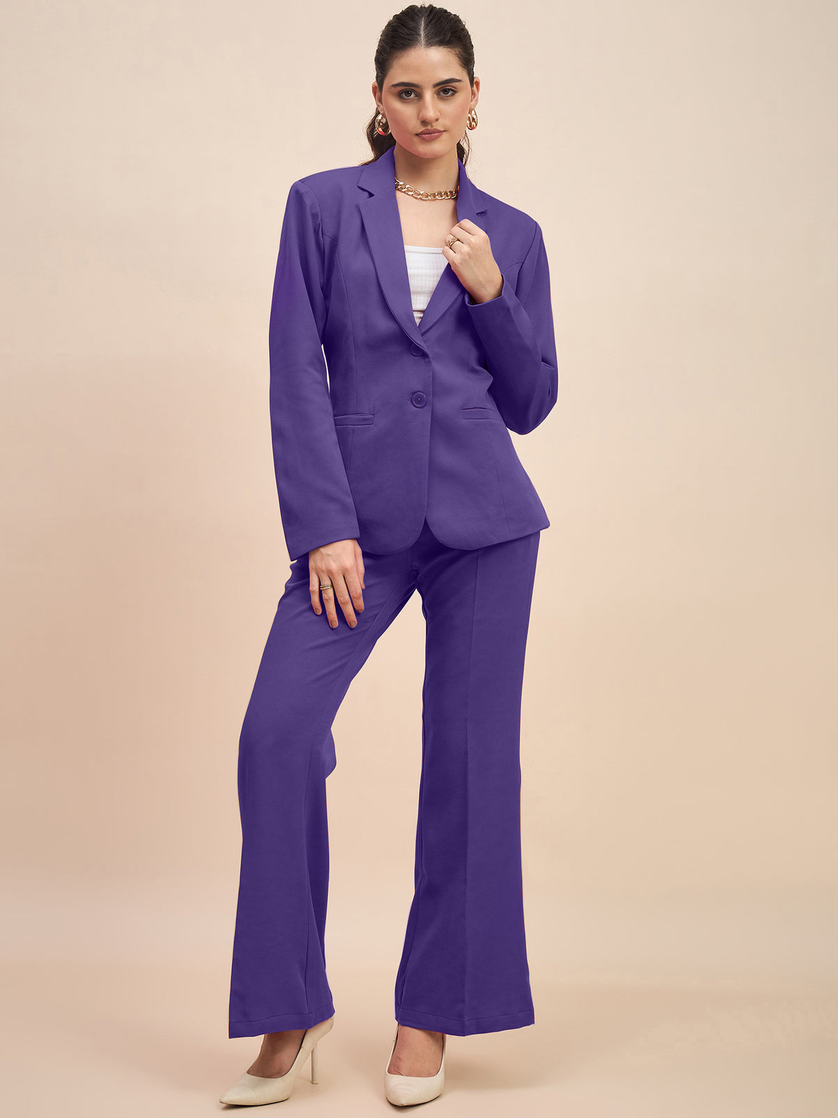 Blazer With Trouser Suits