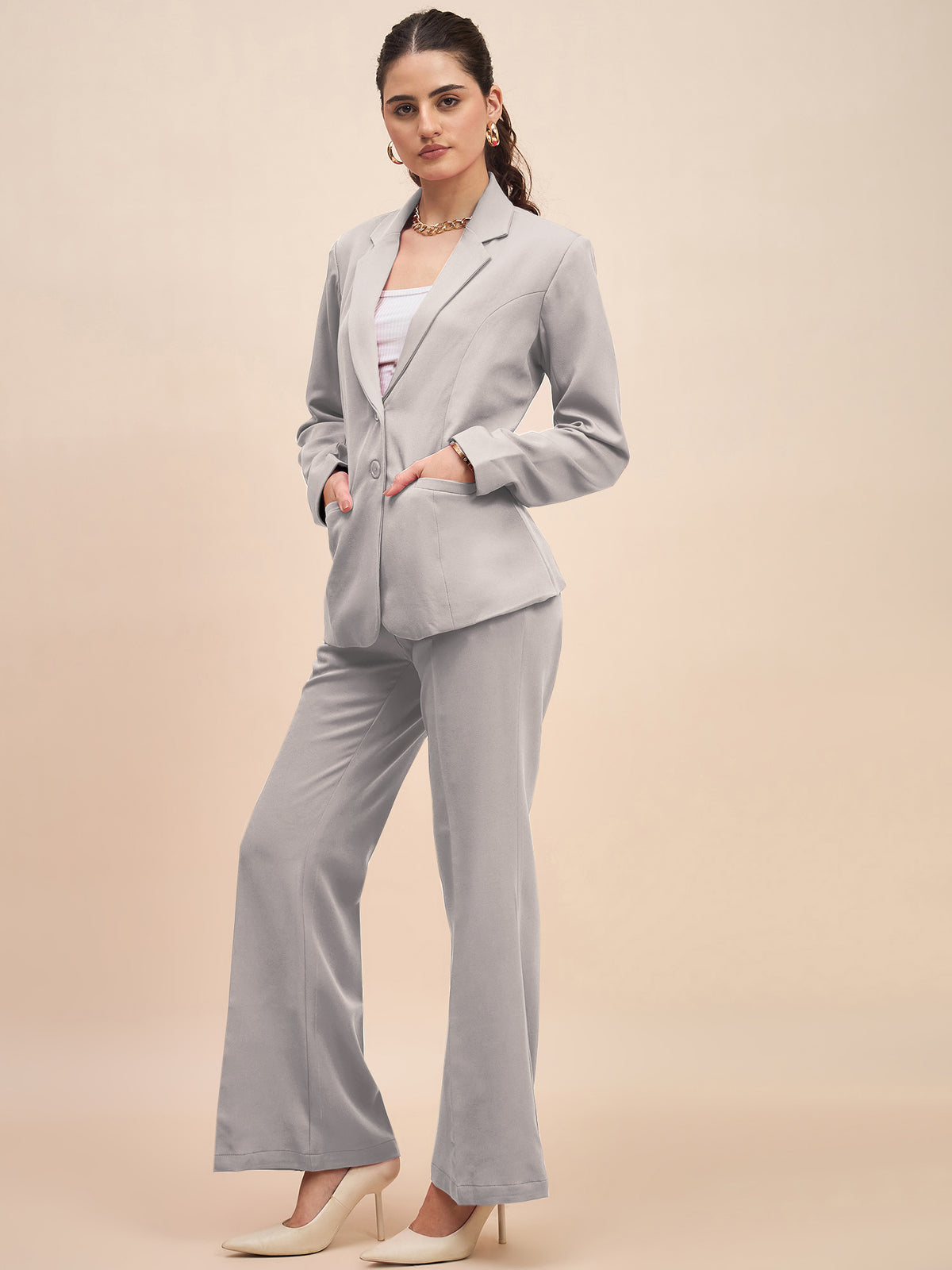 Blazer With Trouser Suits
