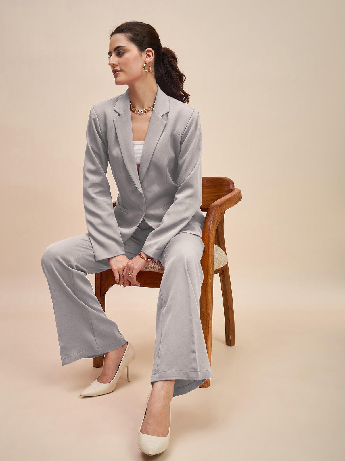 Blazer With Trouser Suits