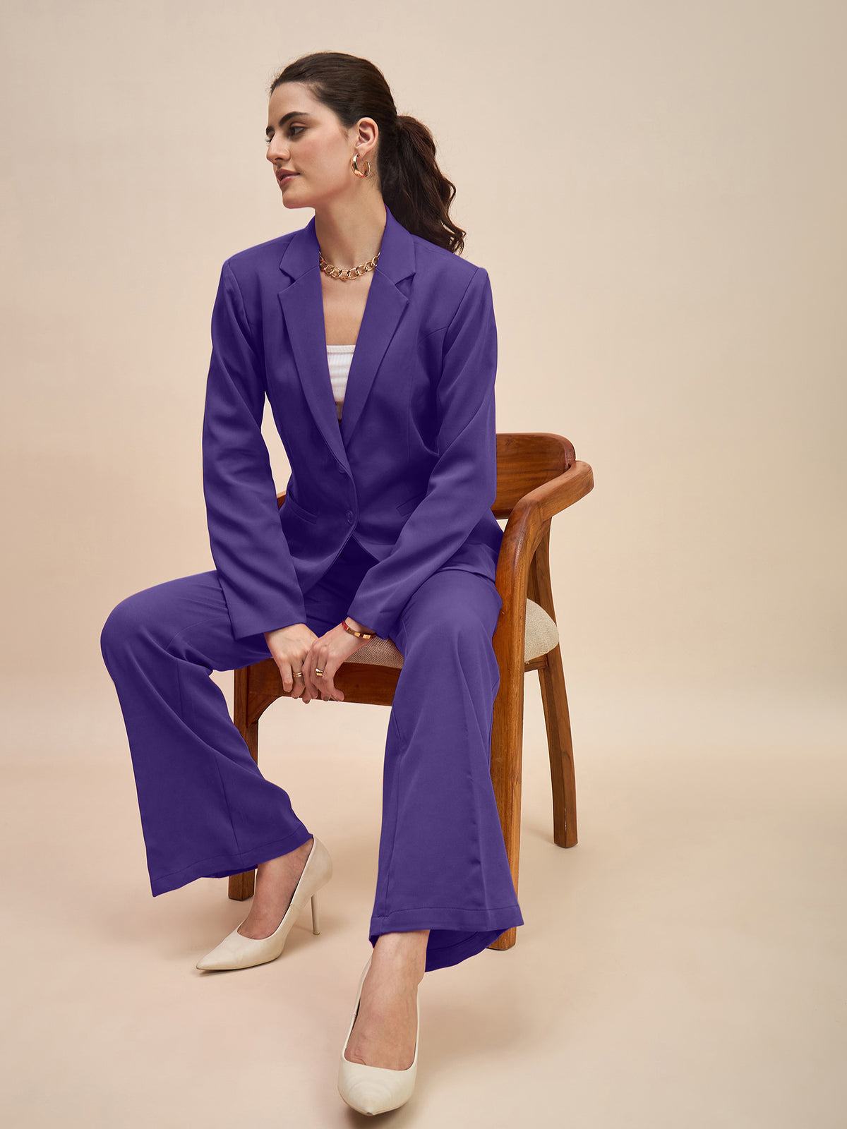Blazer With Trouser Suits