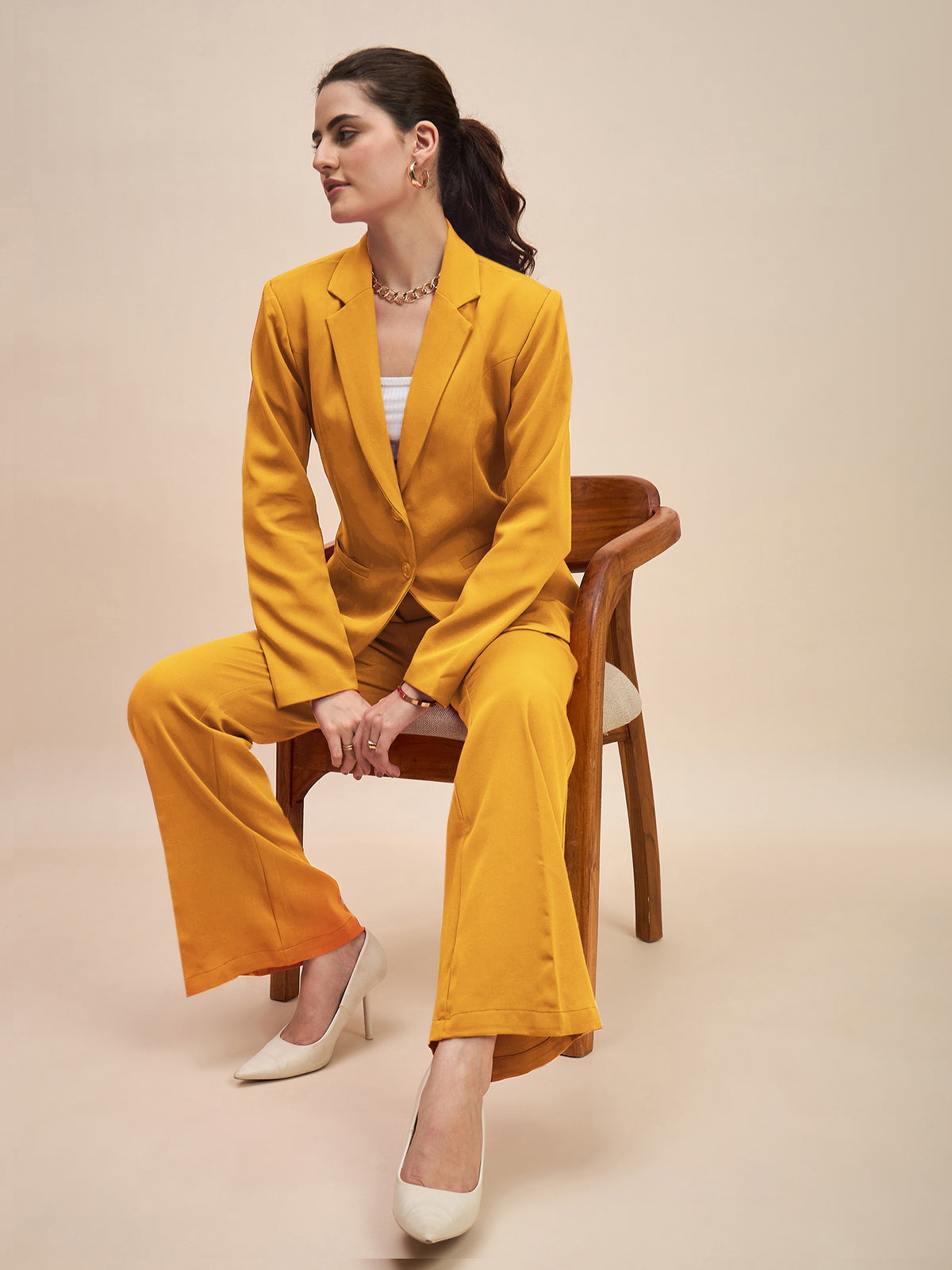Blazer With Trouser Suits