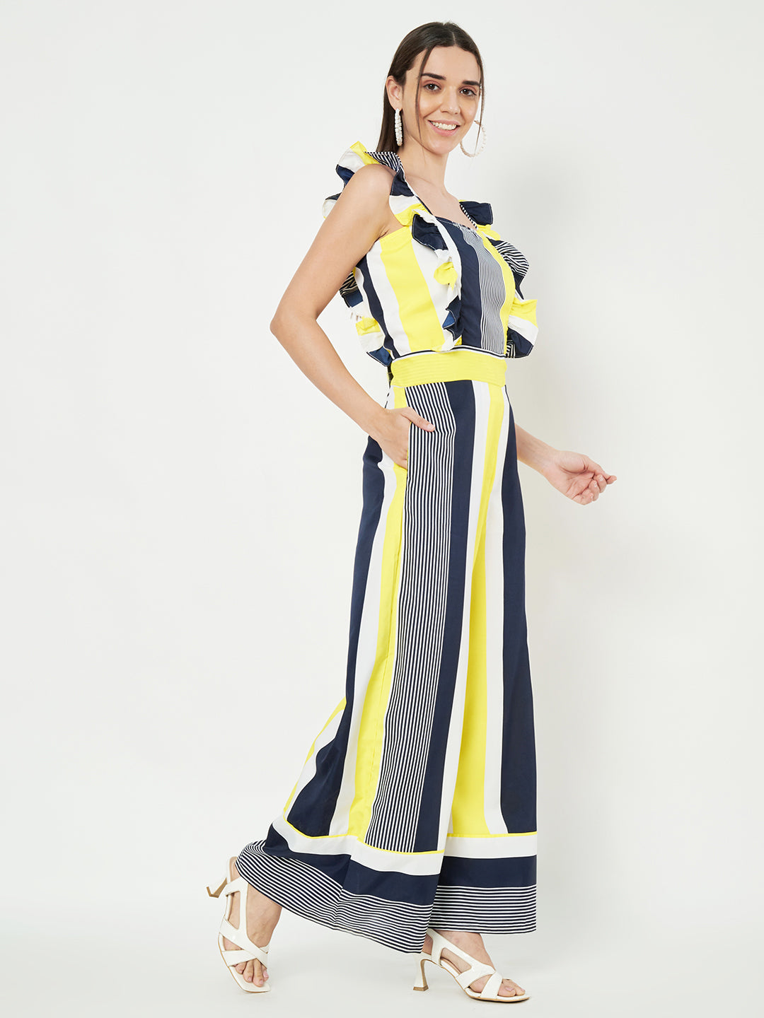 Multicolor Printed Jumpsuit
