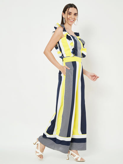 Multicolor Printed Jumpsuit