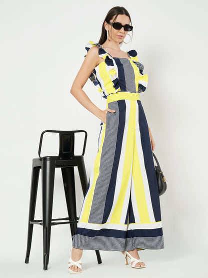 Multicolor Printed Jumpsuit