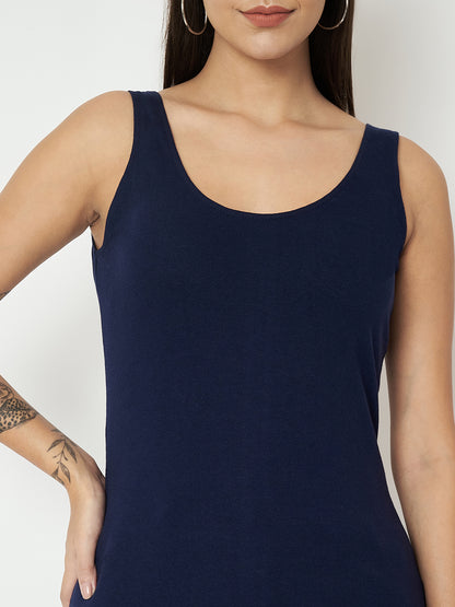 BRINNS Women's Cotton Solid Non-Padded Round Neck Camisole