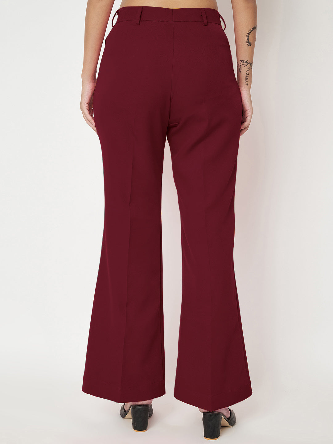 Regular Fit Bootcut Trousers