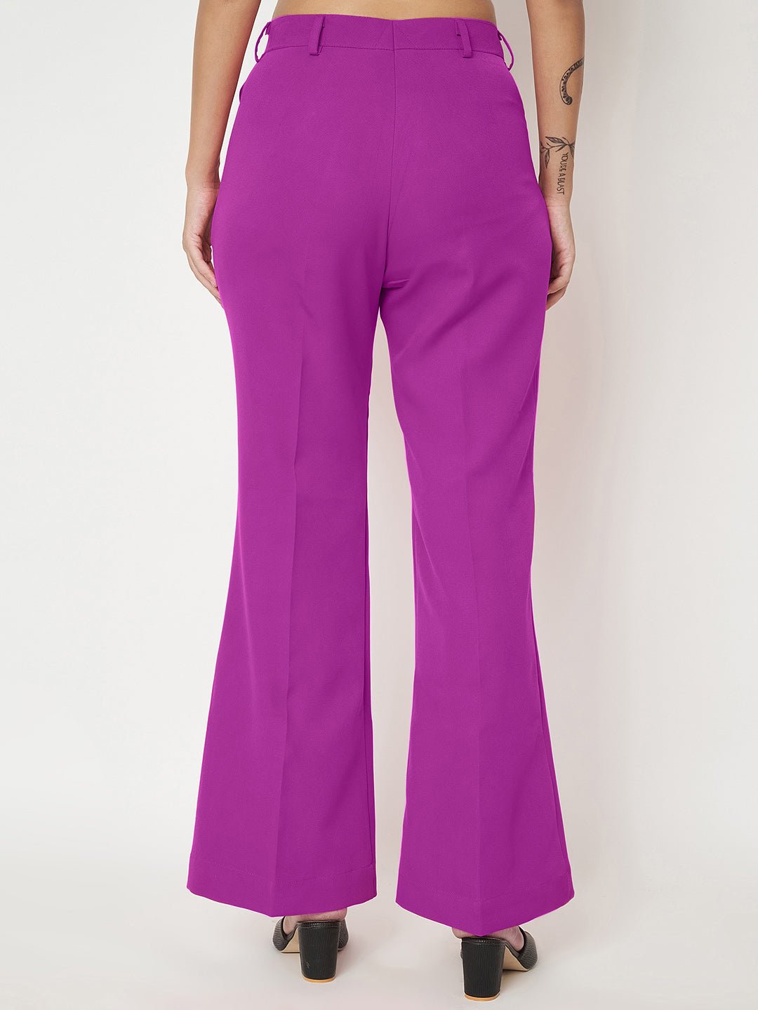 Regular Fit Bootcut Trousers