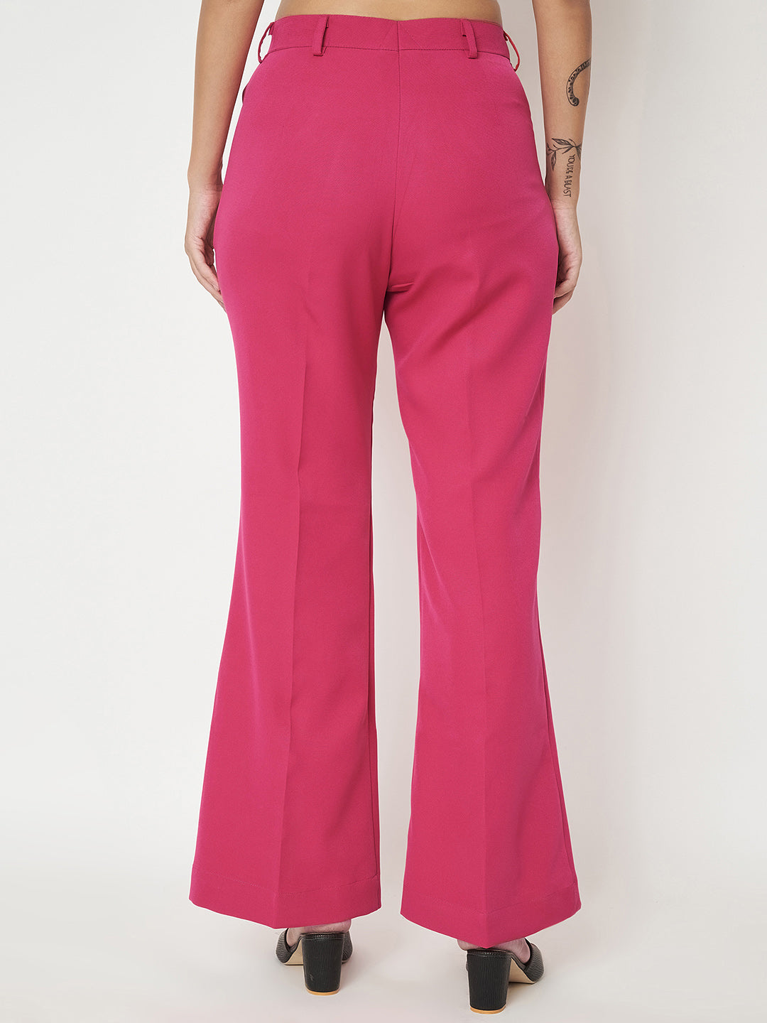 Regular Fit Bootcut Trousers