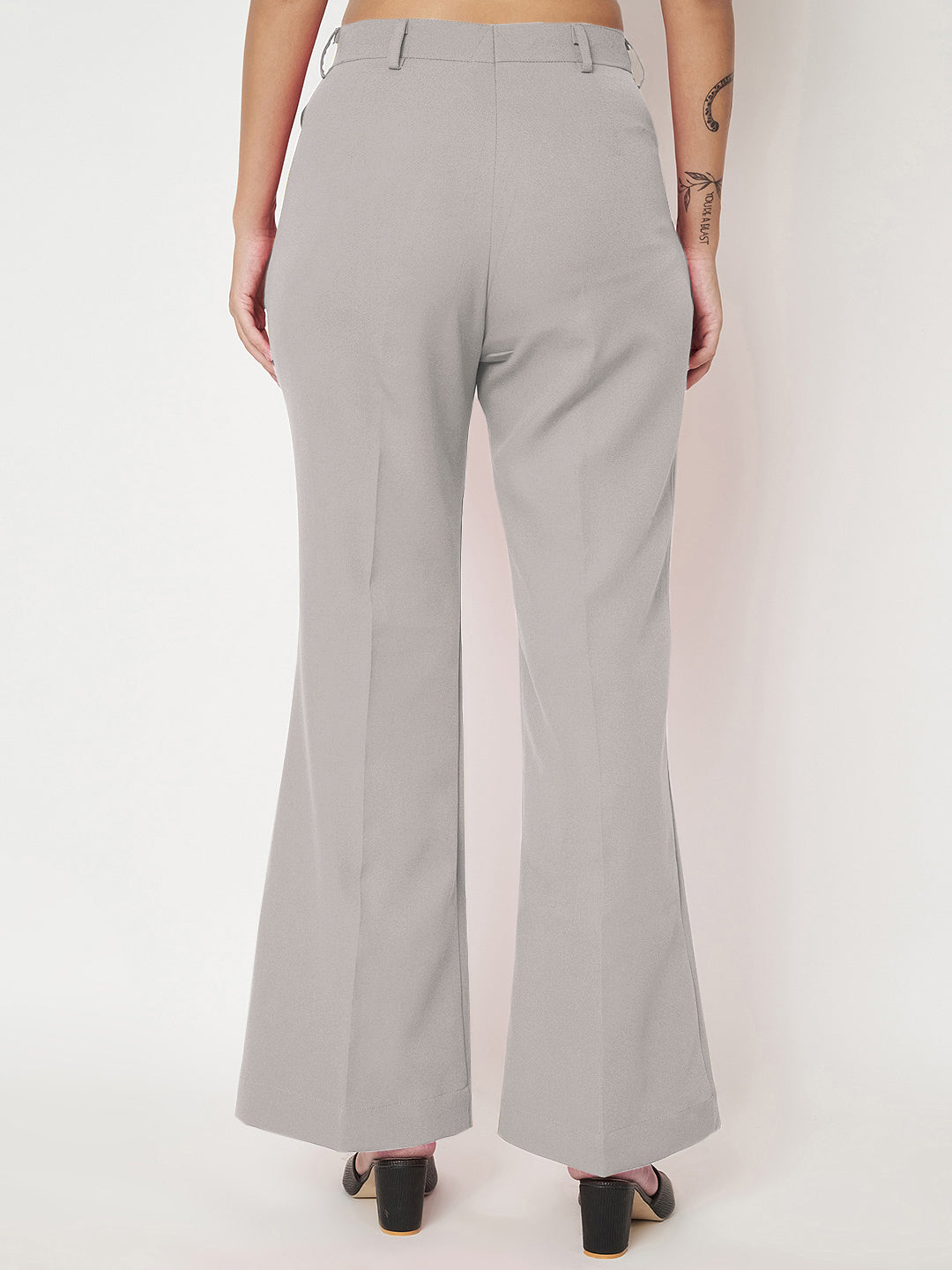 Regular Fit Bootcut Trousers