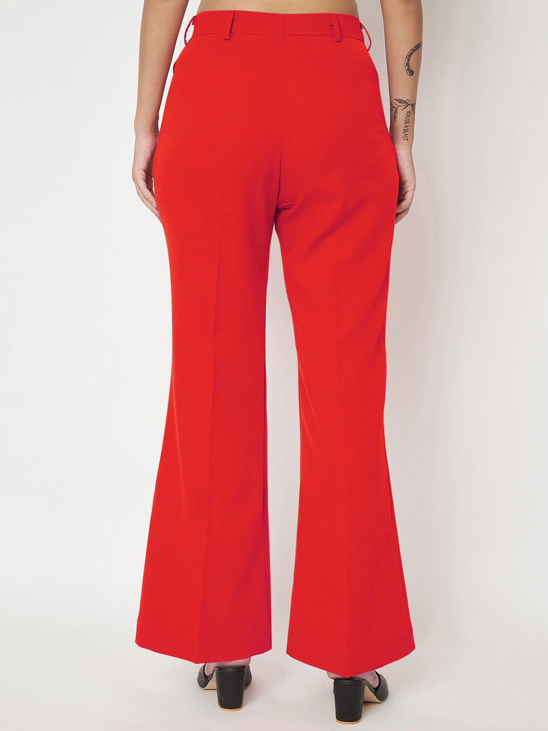 Regular Fit Bootcut Trousers