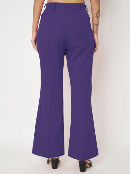 Regular Fit Bootcut Trousers